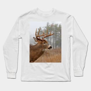 Bullet Buck - White-tailed deer Long Sleeve T-Shirt